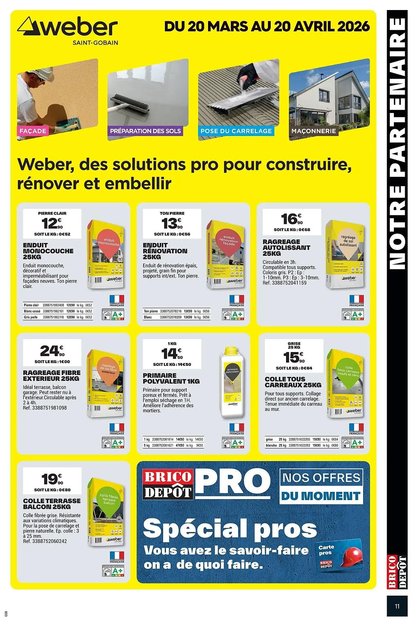Catalogue Brico Dépôt du 20 mars au 2 avril 2026 - Catalogue page 11