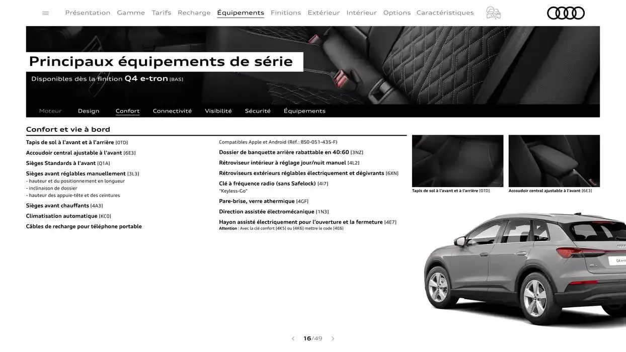 Q4 e-tron du 7 janvier au 31 janvier 2026 - Catalogue page 16