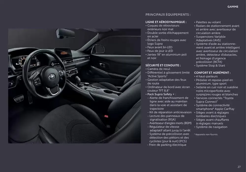 Toyota Supra du 9 avril au 9 avril 2026 - Catalogue page 27