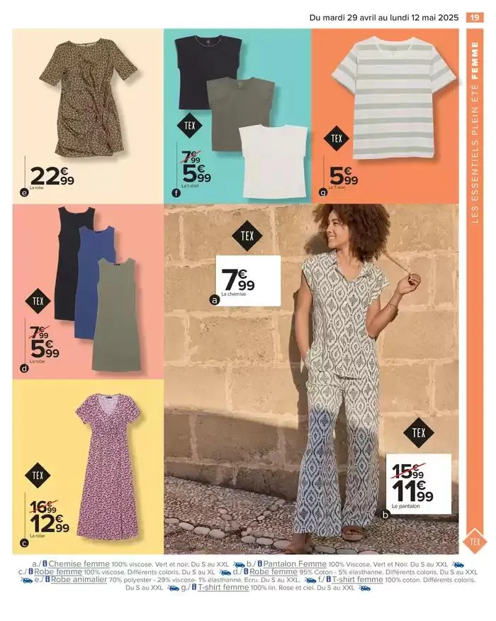 TEXTILE SPÉCIAL FÊTES du 29 avril au 12 mai 2025 - Catalogue page 21