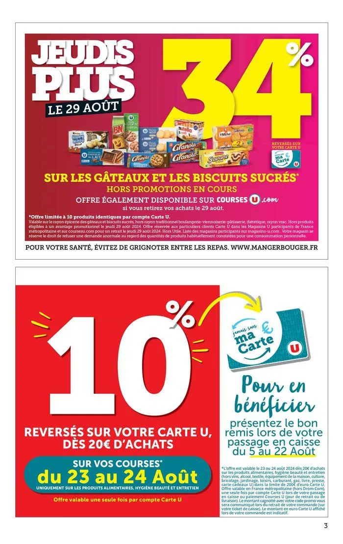 Catalogue SUPER U du 20 août au 1 septembre 2024 - Catalogue page 3