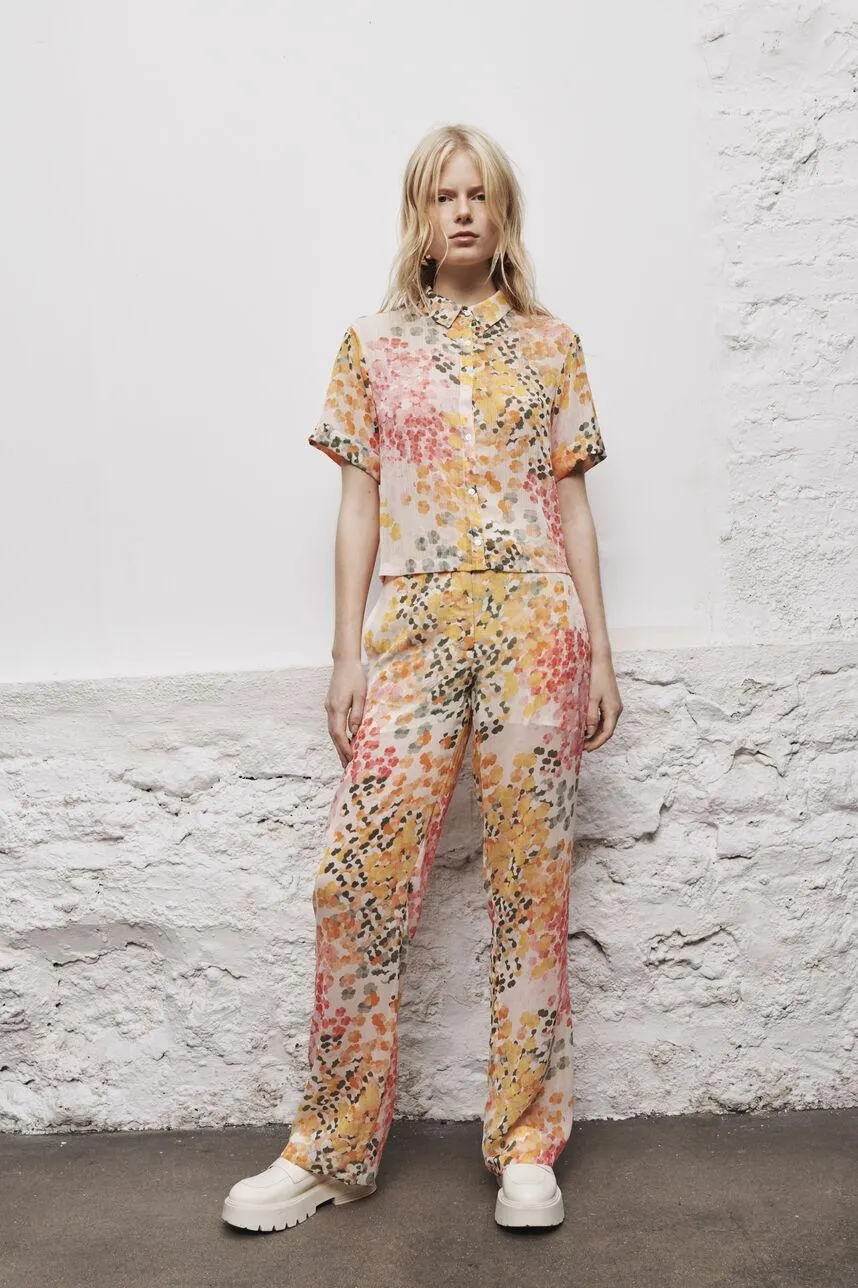 Pantalon ample imprimé floral MATHIS FLORA