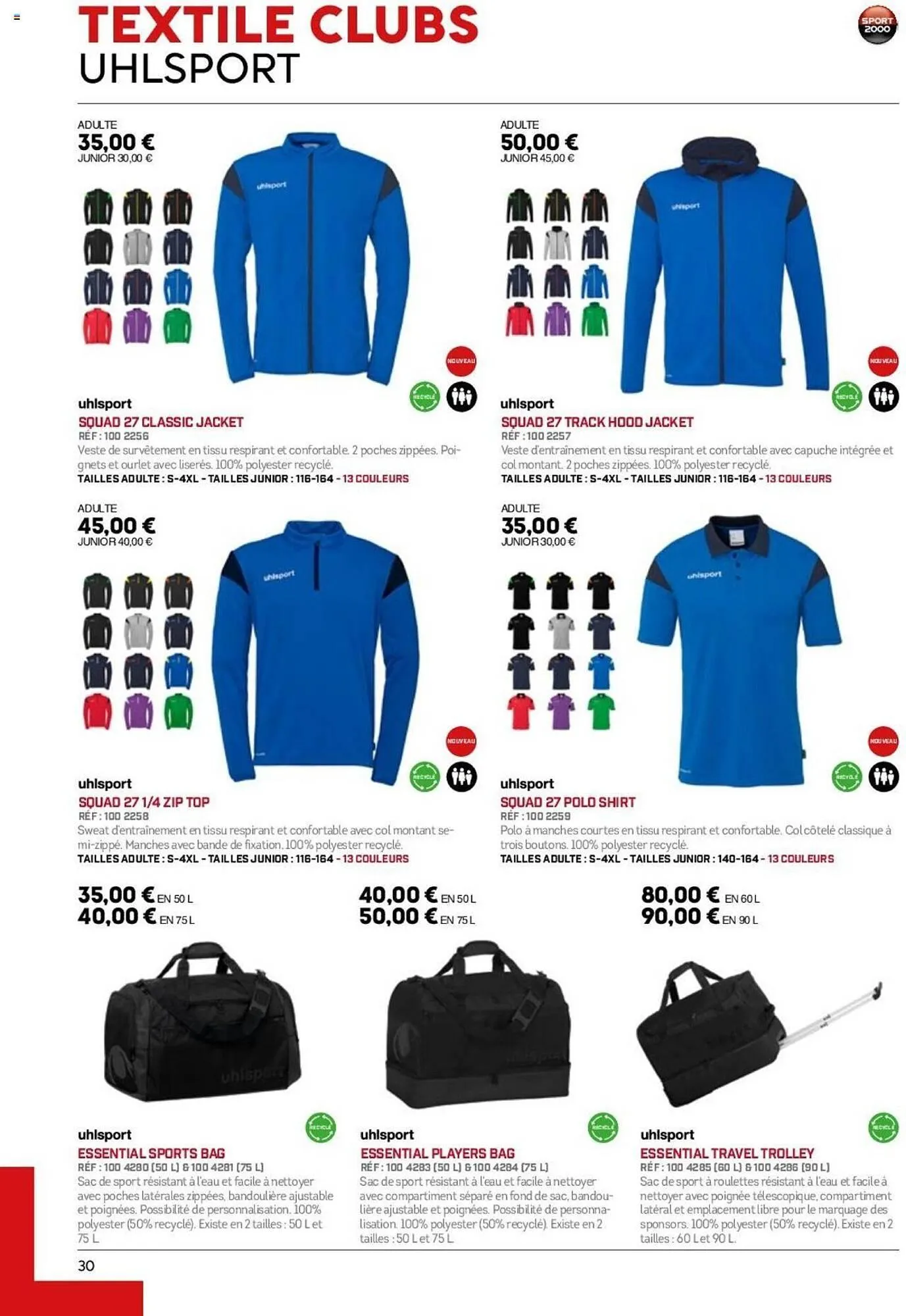 Catalogue Sport 2000 du 28 mai au 31 décembre 2025 - Catalogue page 25