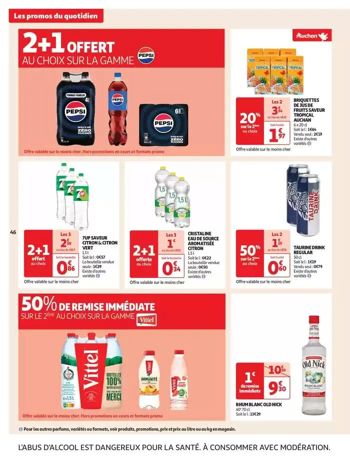 Des prix aussi bas, c'est le top du 8 avril au 21 avril 2025 - Catalogue page 47