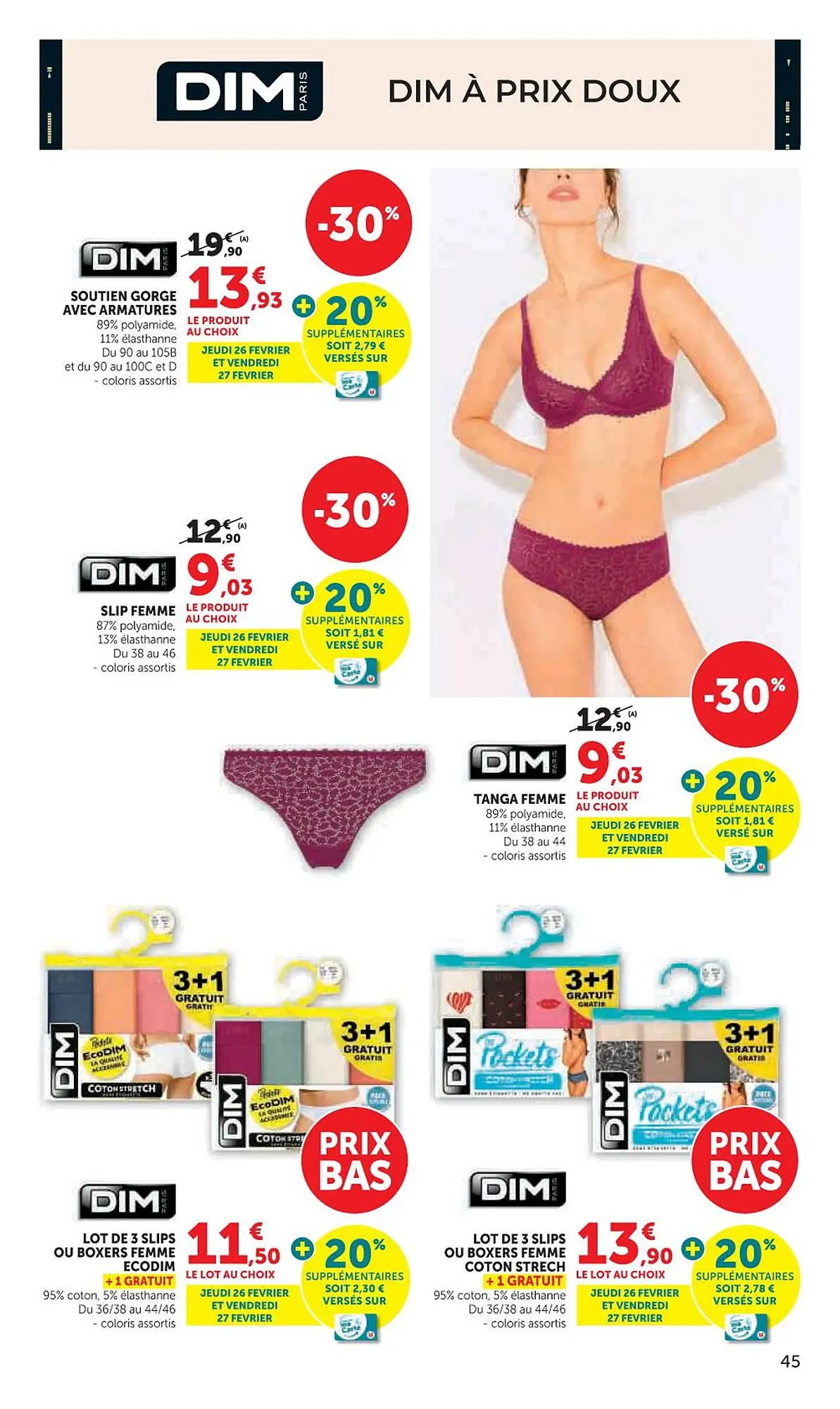 Catalogue Hyper U du 24 février au 8 mars 2026 - Catalogue page 45