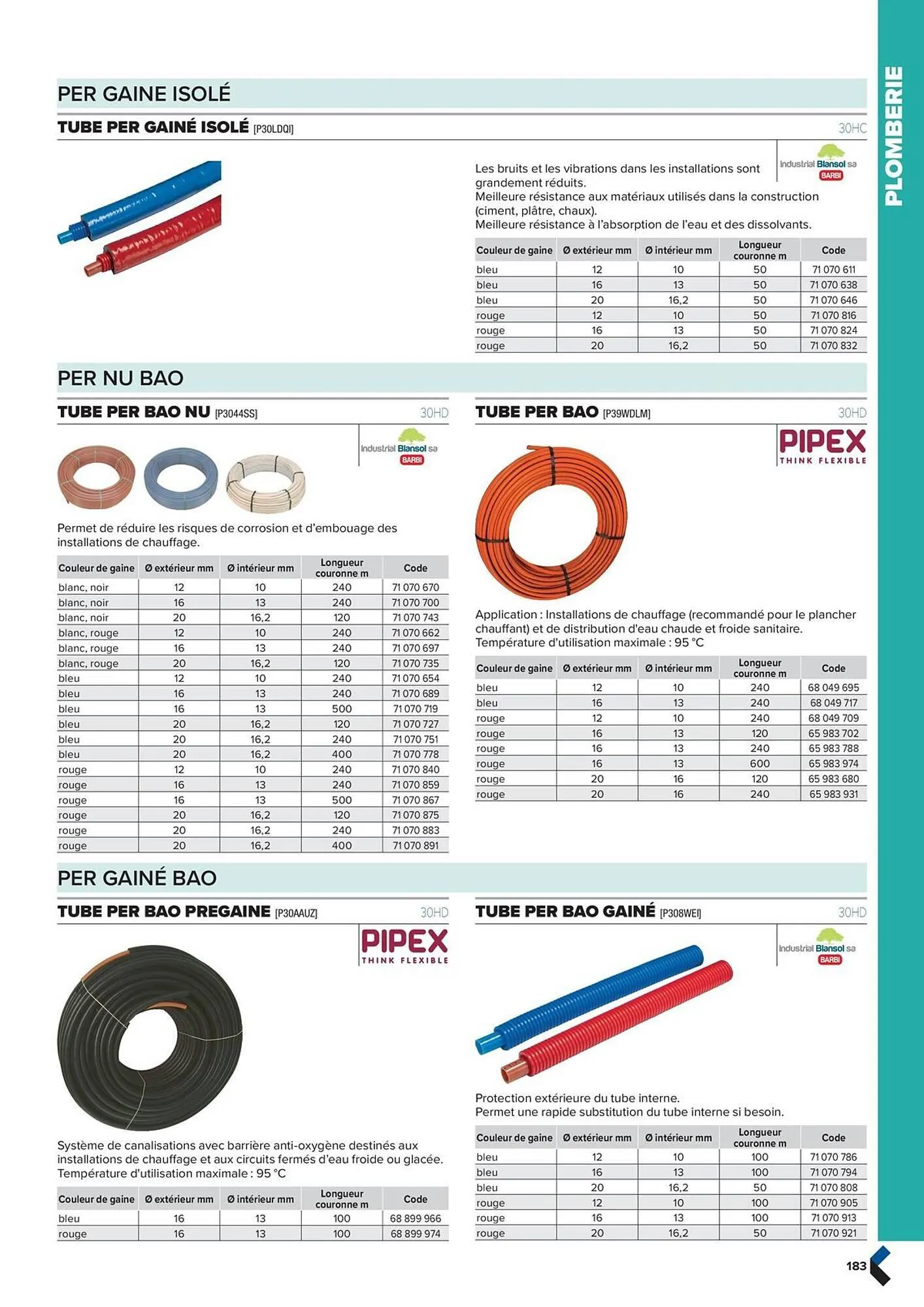 Catalogue Prolians du 2 octobre au 31 décembre 2025 - Catalogue page 183