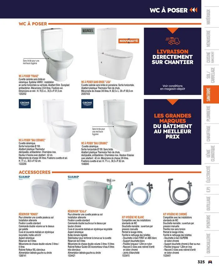 Guide produits 2024 du 15 mars au 31 décembre 2024 - Catalogue page 325