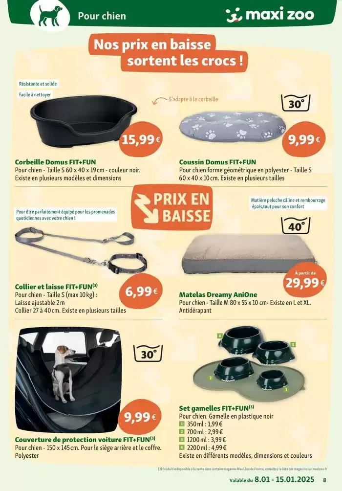 Maxi Promos pour bien débuter l'année du 6 janvier au 15 janvier 2025 - Catalogue page 8