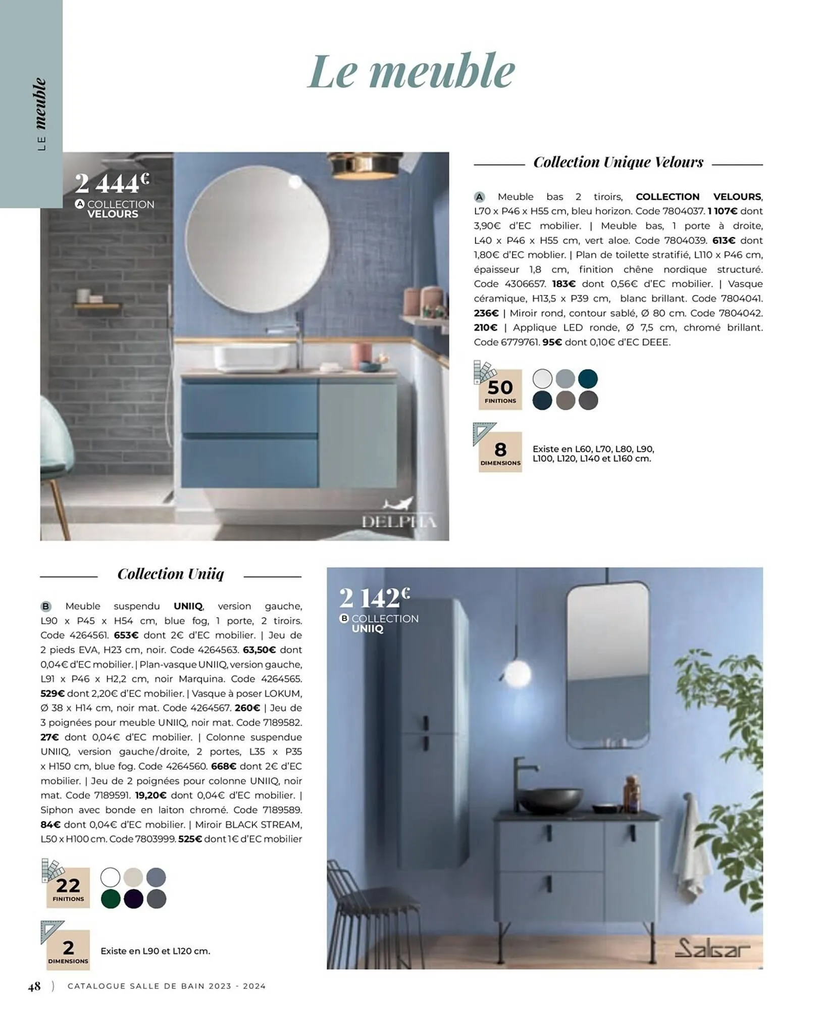 Catalogue Cedeo du 6 juillet au 31 décembre 2023 - Catalogue page 48