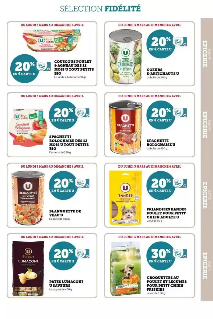 Tous les jours 20% du 4 mars au 16 mars 2025 - Catalogue page 23