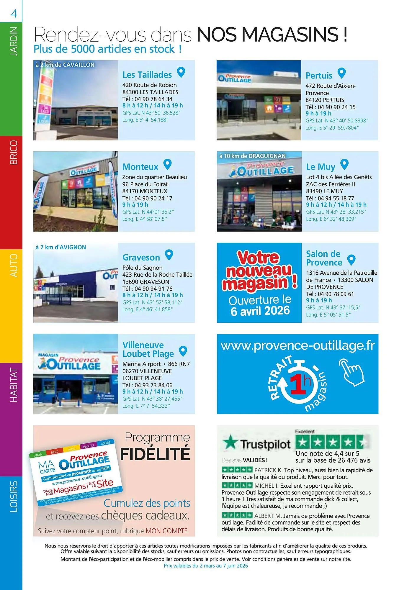 Catalogue Provence Outillage du 2 mars au 7 juin 2026 - Catalogue page 4