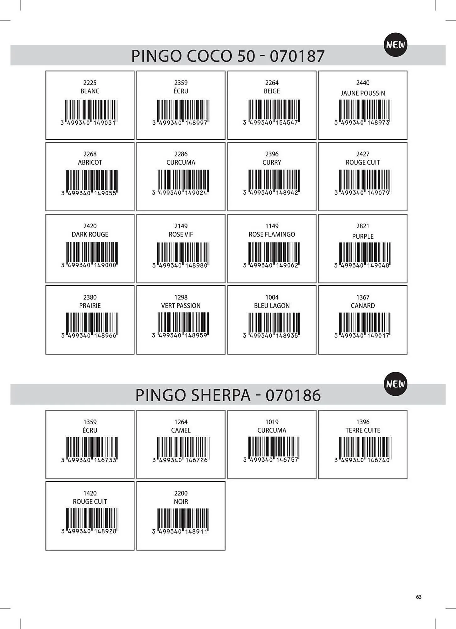 Catalogue Phildar du 10 décembre au 31 août 2025 - Catalogue page 63
