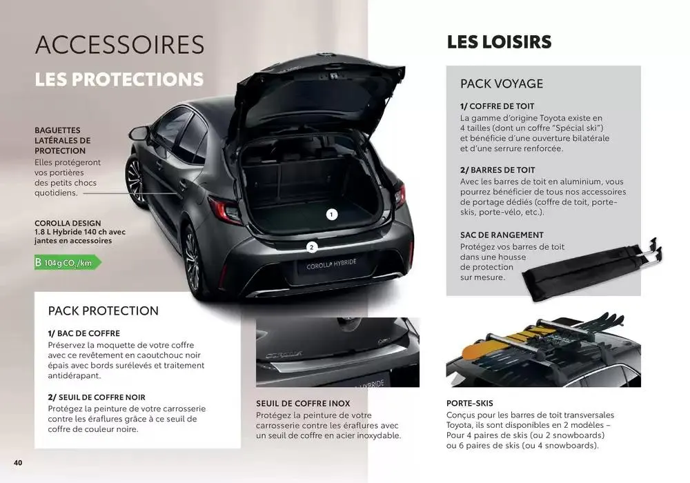 Toyota Corolla  du 2 décembre au 30 novembre 2025 - Catalogue page 40