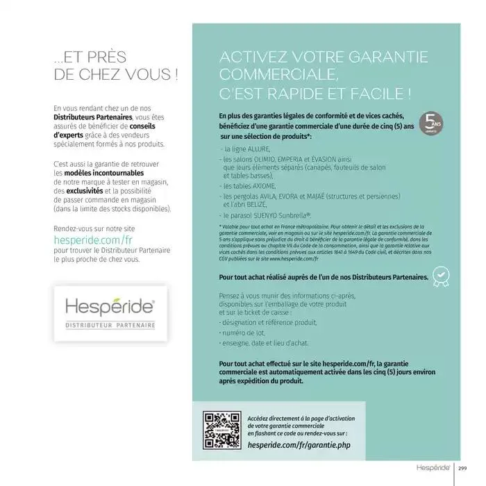 Catalogue Hespéride 2025 du 5 février au 31 décembre 2025 - Catalogue page 299