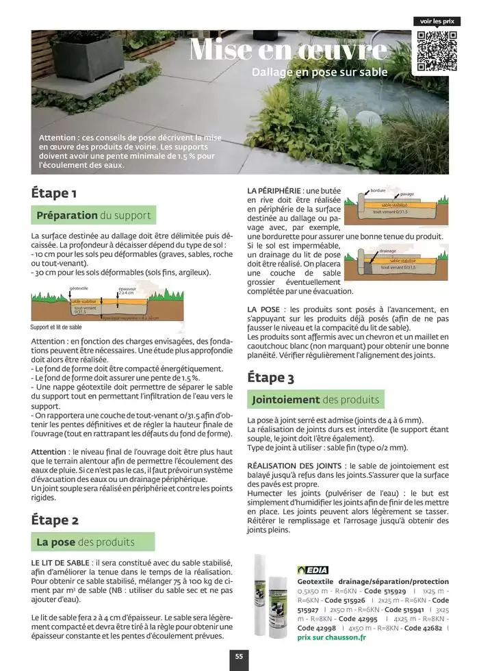 Aménagez votre extérieur SAISON 2025 du 1 janvier au 31 décembre 2025 - Catalogue page 57