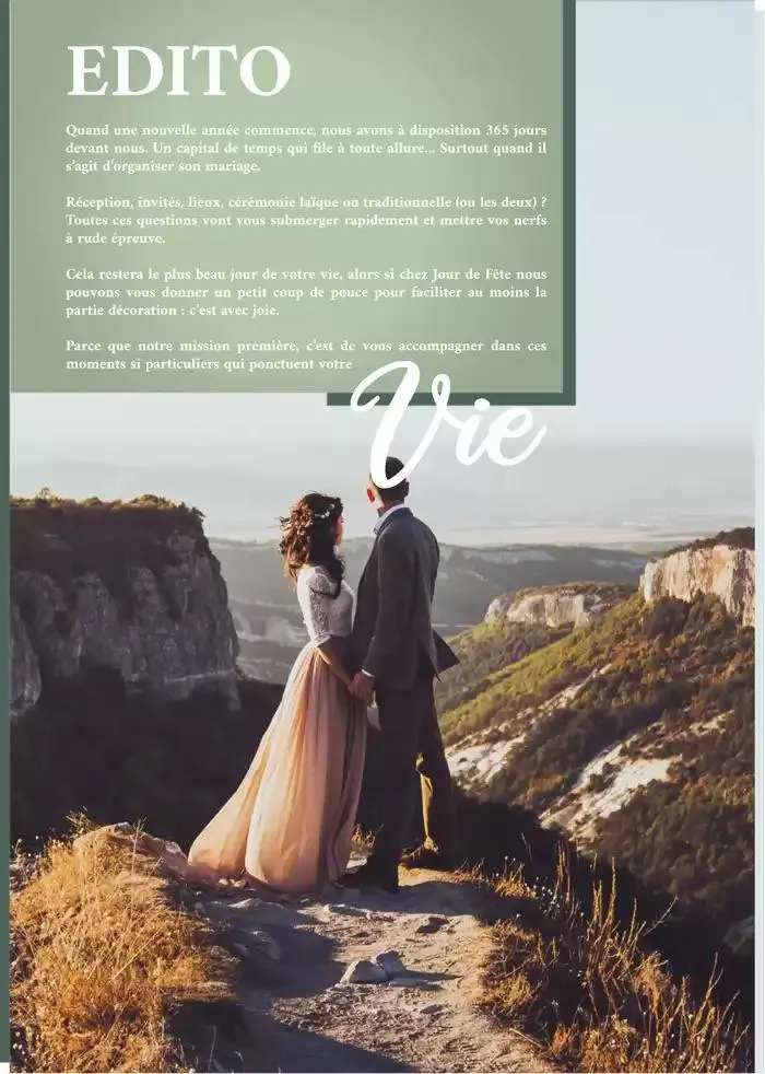 Magazine Mariage 2025 du 10 mars au 30 juin 2025 - Catalogue page 2