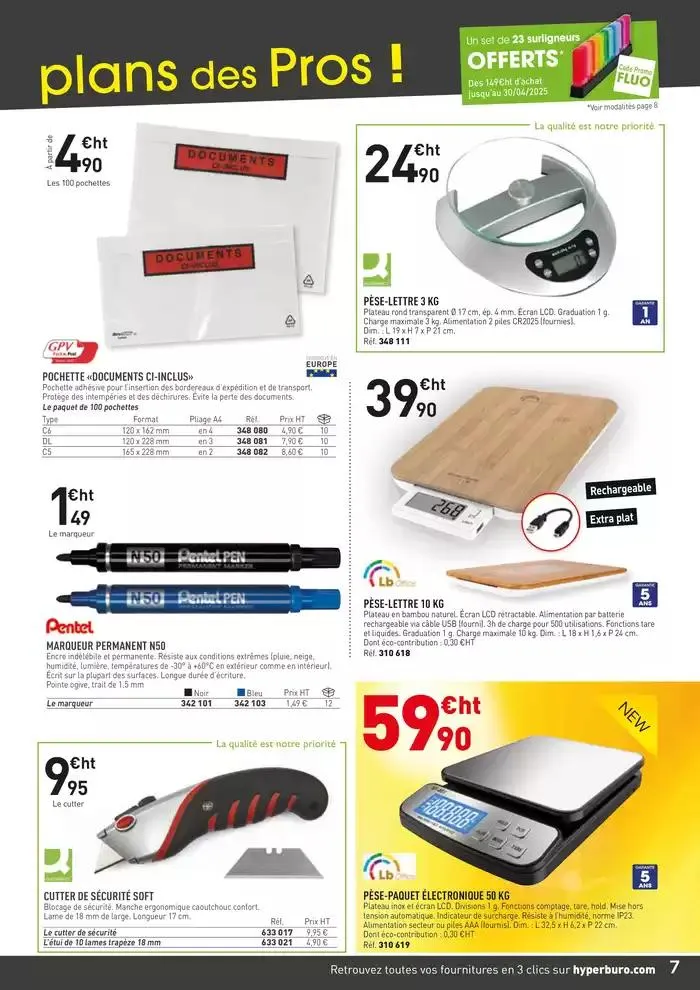 Nos Promotions du 3 mars au 30 avril 2025 - Catalogue page 7