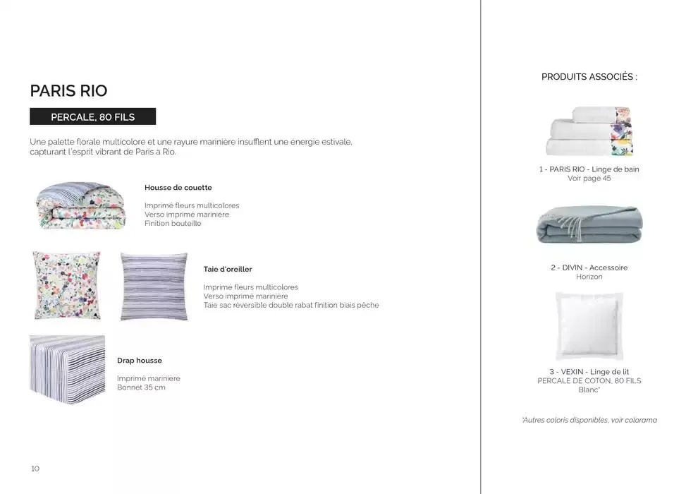 Notre collection Printemps - Ete 2025 du 14 février au 30 août 2025 - Catalogue page 10