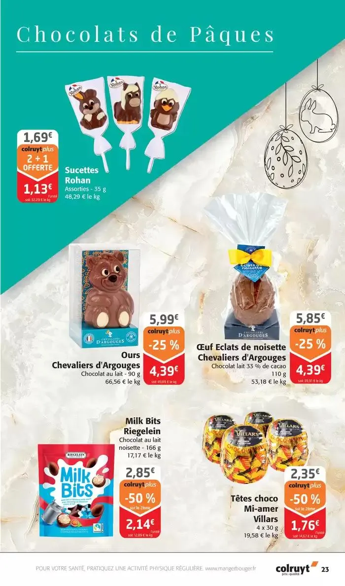Prix - qualitè du 31 mars au 6 avril 2025 - Catalogue page 23