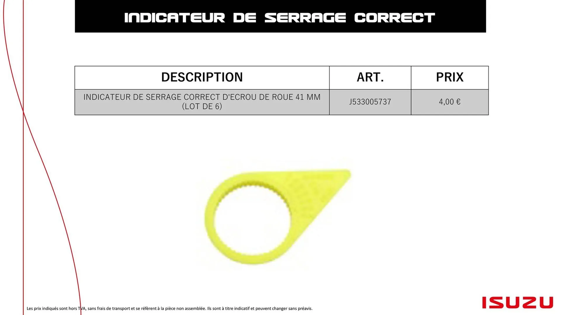 Catalogue Isuzu du 11 novembre au 30 avril 2026 - Catalogue page 23