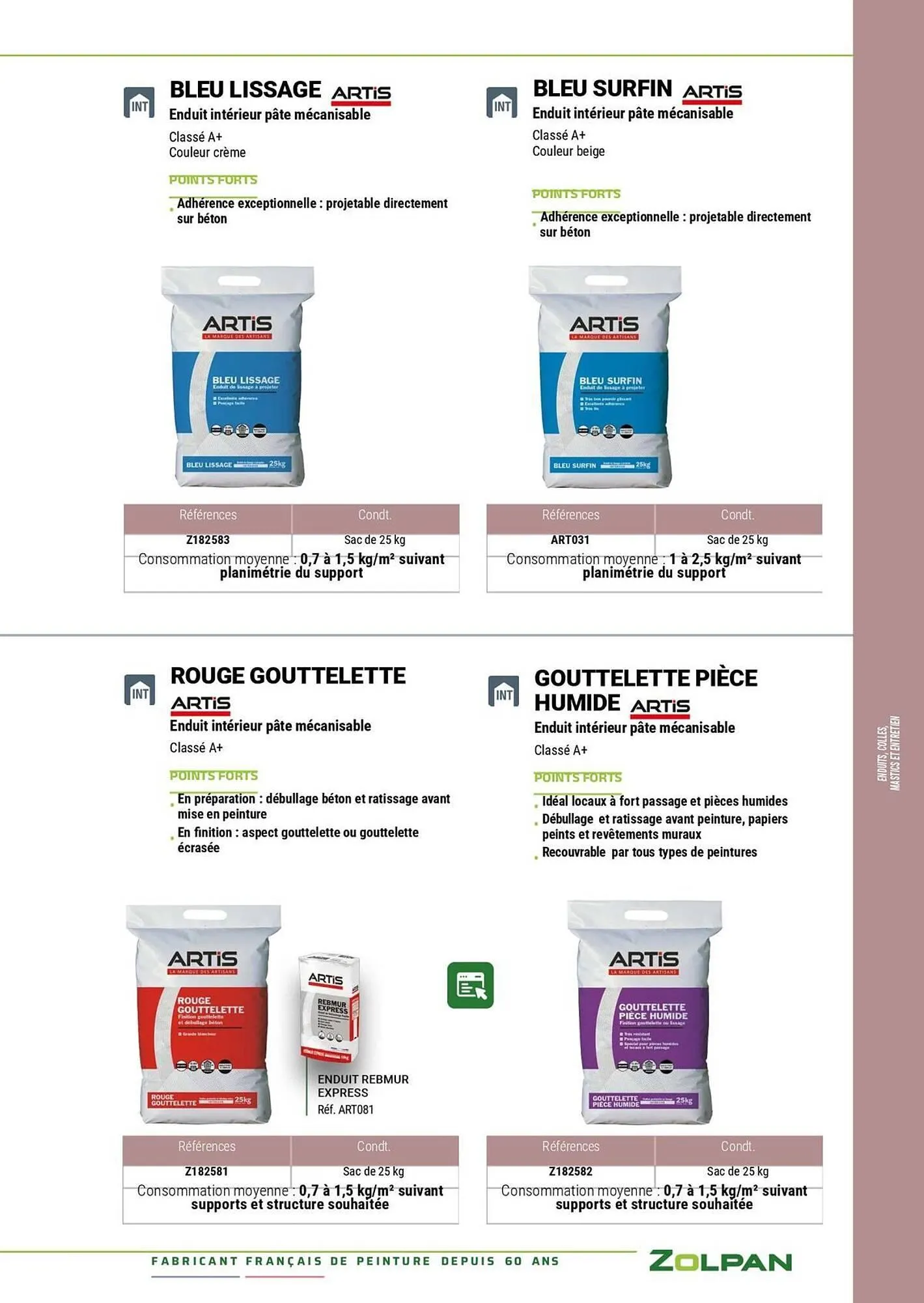 Catalogue Zolpan du 13 janvier au 31 décembre 2025 - Catalogue page 183