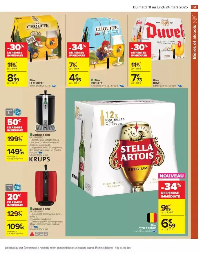 LES JOURS MEILLEURS AVEC LES PRODUITS CARREFOUR du 11 mars au 24 mars 2025 - Catalogue page 53