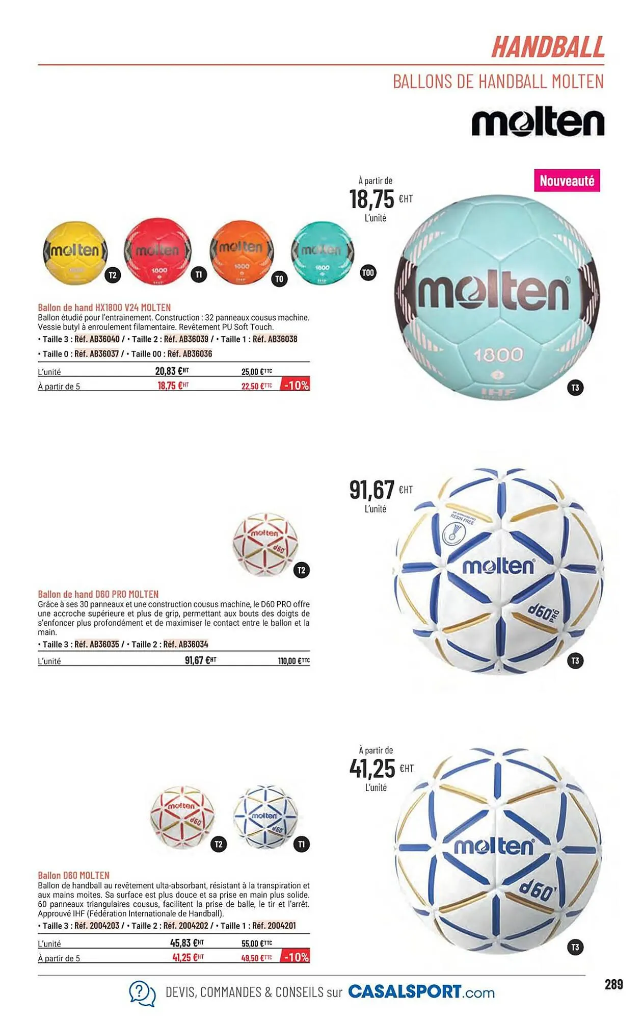Catalogue Casal Sport du 22 janvier au 31 décembre 2026 - Catalogue page 261
