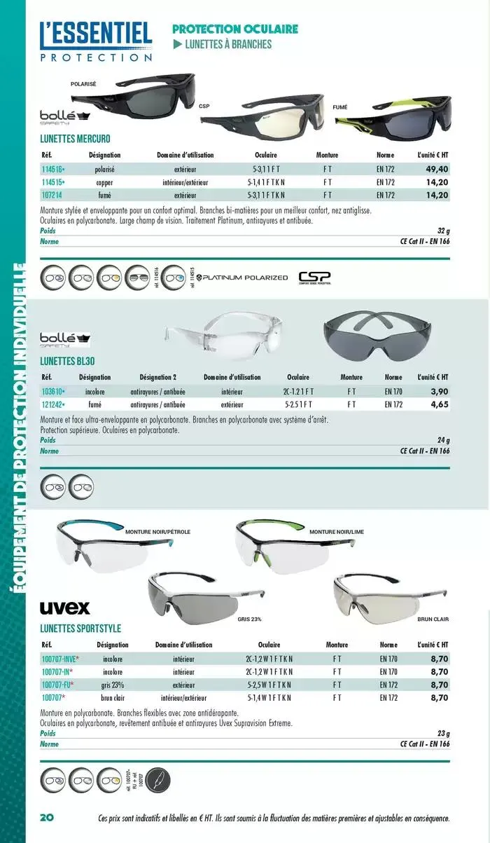Essentiel Protection 2025 tarifé du 3 mars au 31 décembre 2025 - Catalogue page 22