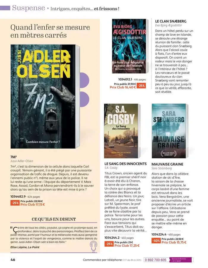 Mars - Avril 2025 du 4 mars au 30 avril 2025 - Catalogue page 46