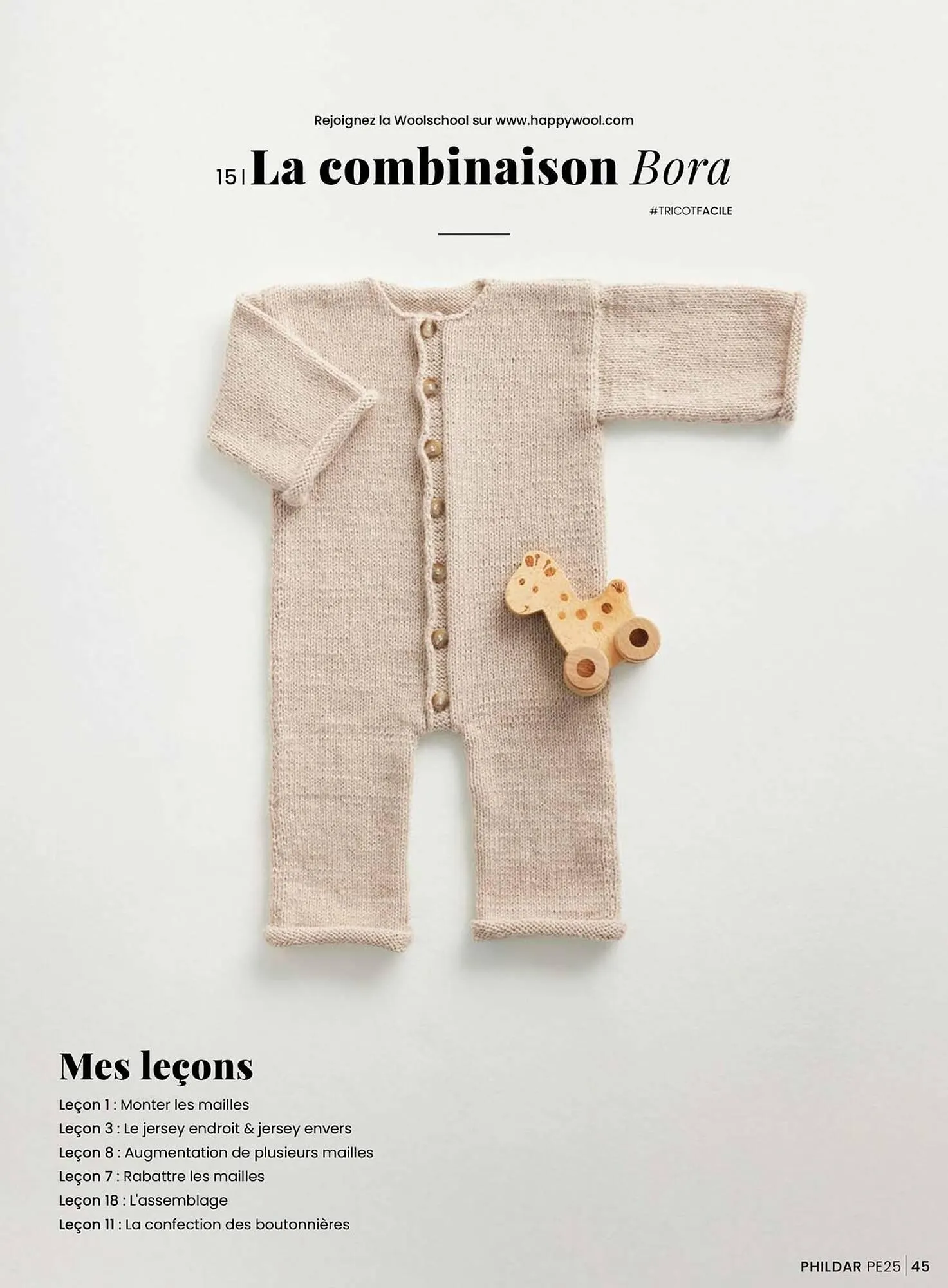 Catalogue Phildar du 15 janvier au 31 août 2025 - Catalogue page 45