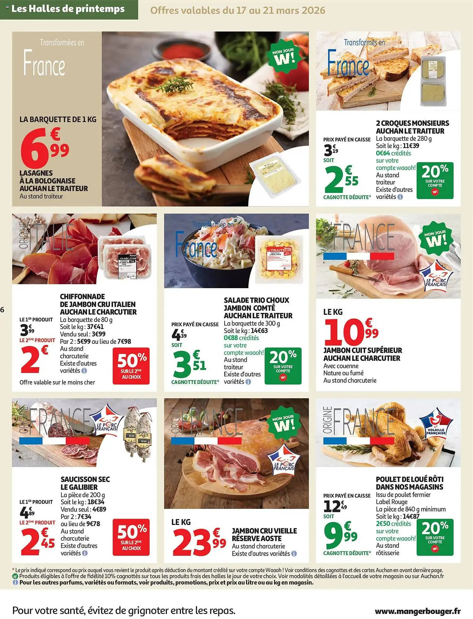 Catalogue Auchan du 17 mars au 22 mars 2026 - Catalogue page 6