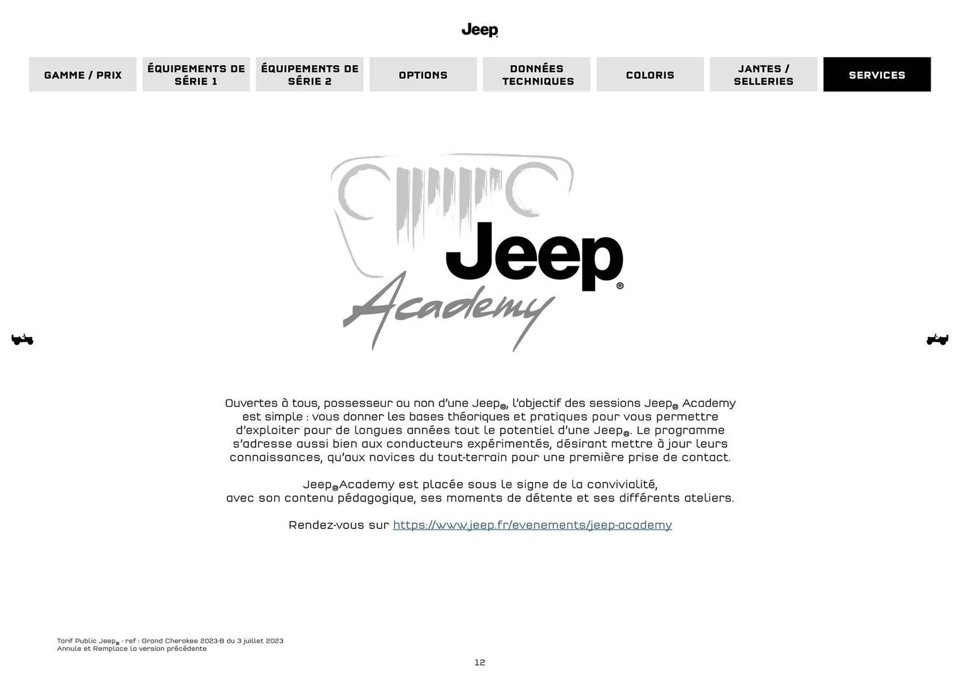 Jeep Catalogue du 9 septembre au 31 août 2026 - Catalogue page 10