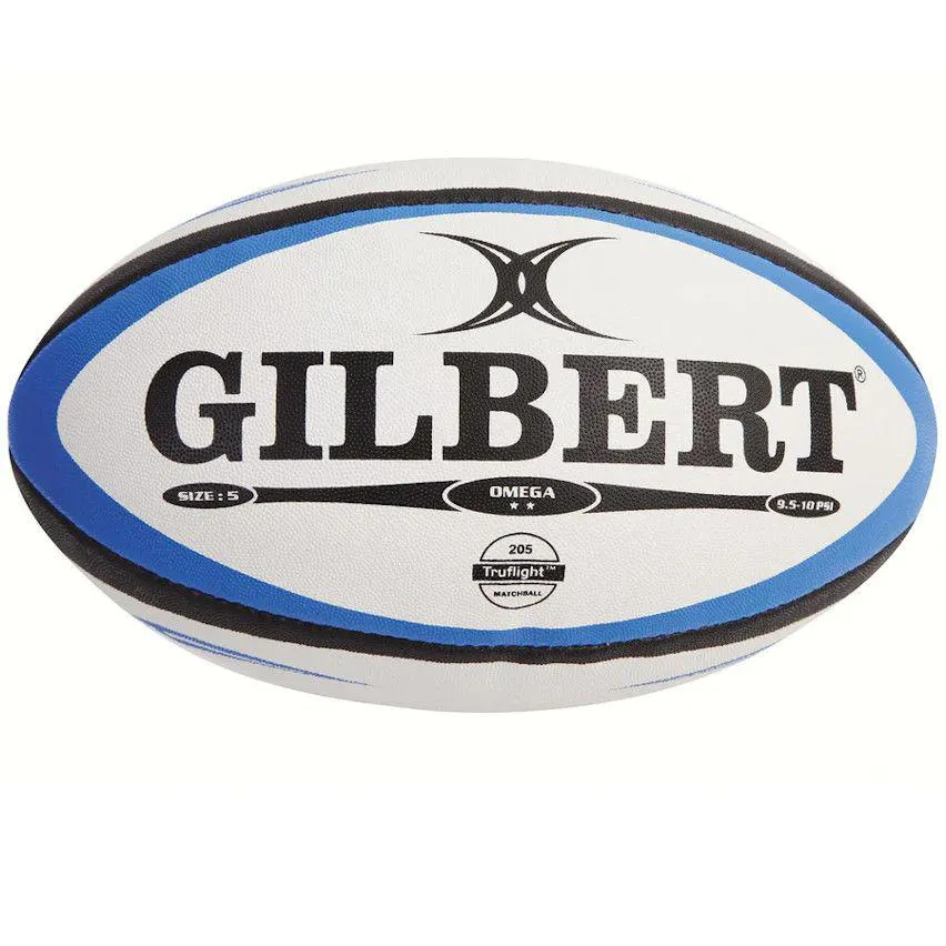 Ballon Rugby Omega Match Taille 5 - Gilbert