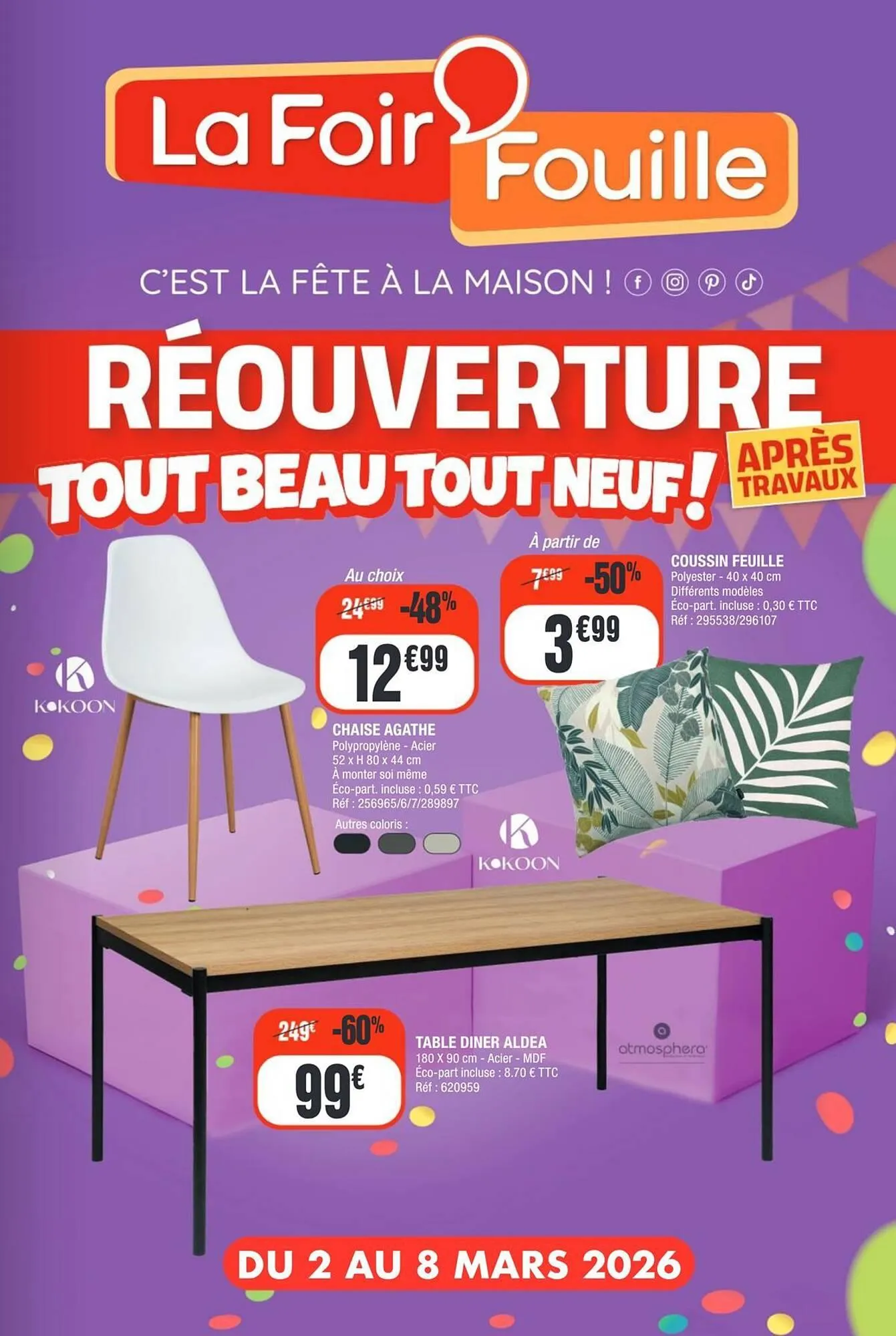 Catalogue La Foir'Fouille du 2 mars au 8 mars 2026 - Catalogue page 1