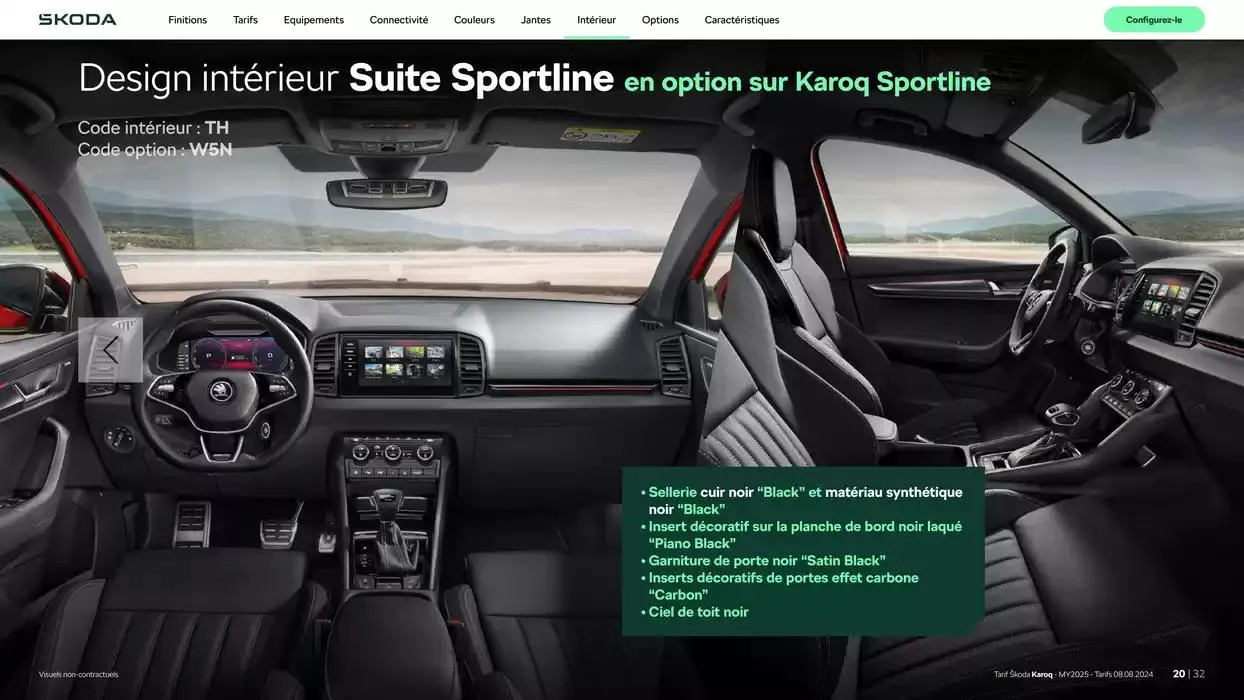Karoq Selection 1.5 TSI 150 ch DSG7 du 17 octobre au 17 octobre 2025 - Catalogue page 20