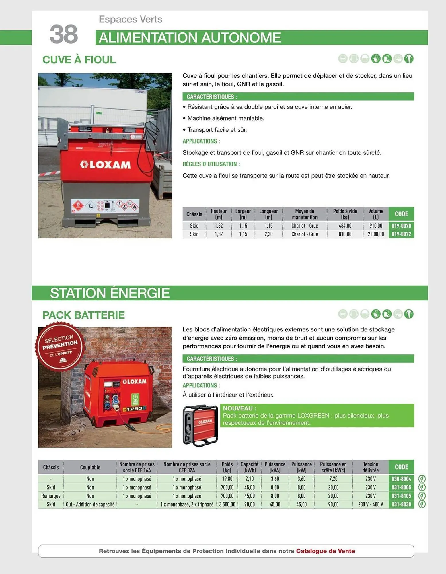 Catalogue Loxam du 9 avril au 31 décembre 2025 - Catalogue page 38