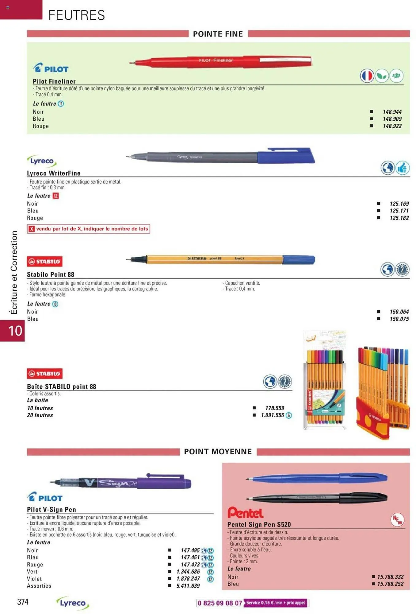 Catalogue Lyreco du 15 mai au 31 décembre 2023 - Catalogue page 374