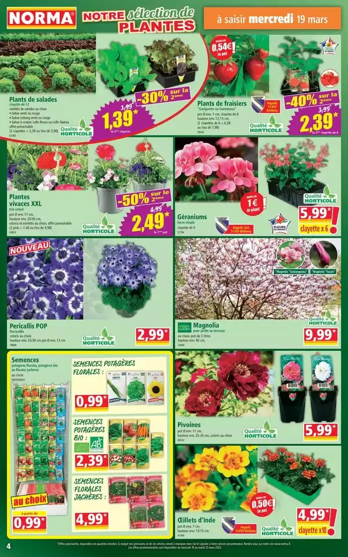 Jusqu'à -50% sur le 2ème du 19 mars au 25 mars 2025 - Catalogue page 4