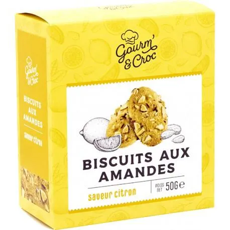 Biscuits aux amandes saveur citron