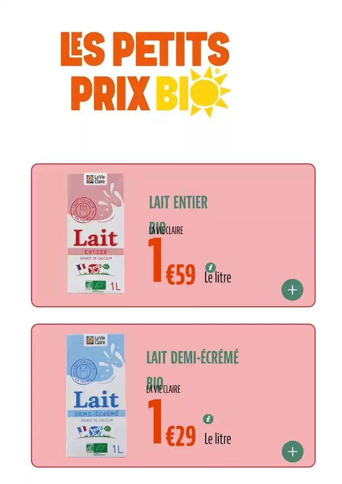 LES PETITS PRIX BIO du 11 mars au 31 décembre 2025 - Catalogue page 54