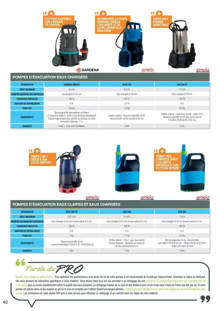 Point Vert Guide Motoculture 2025 du 17 janvier au 31 octobre 2025 - Catalogue page 40