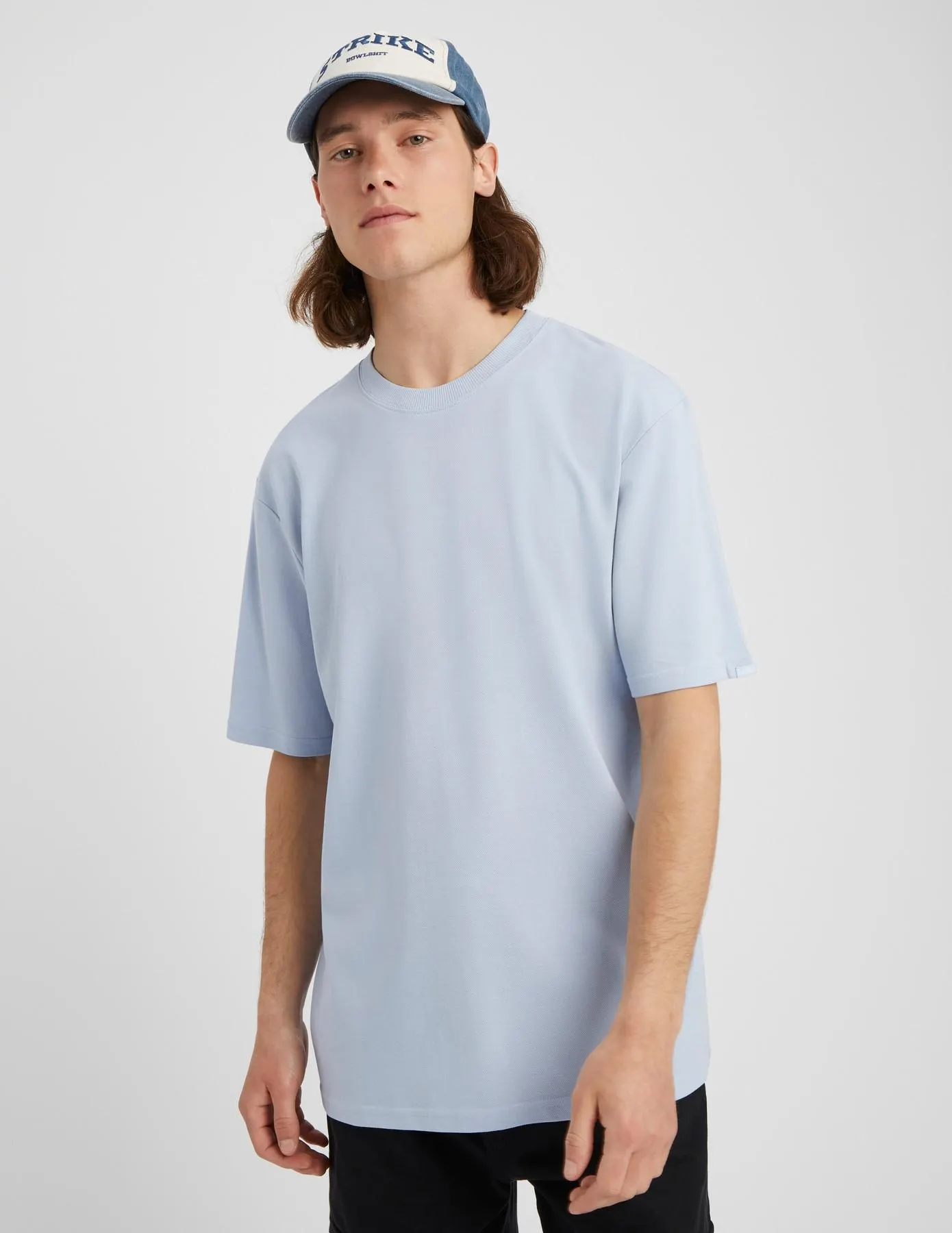 T-shirt piqué IAB - Bleu clair