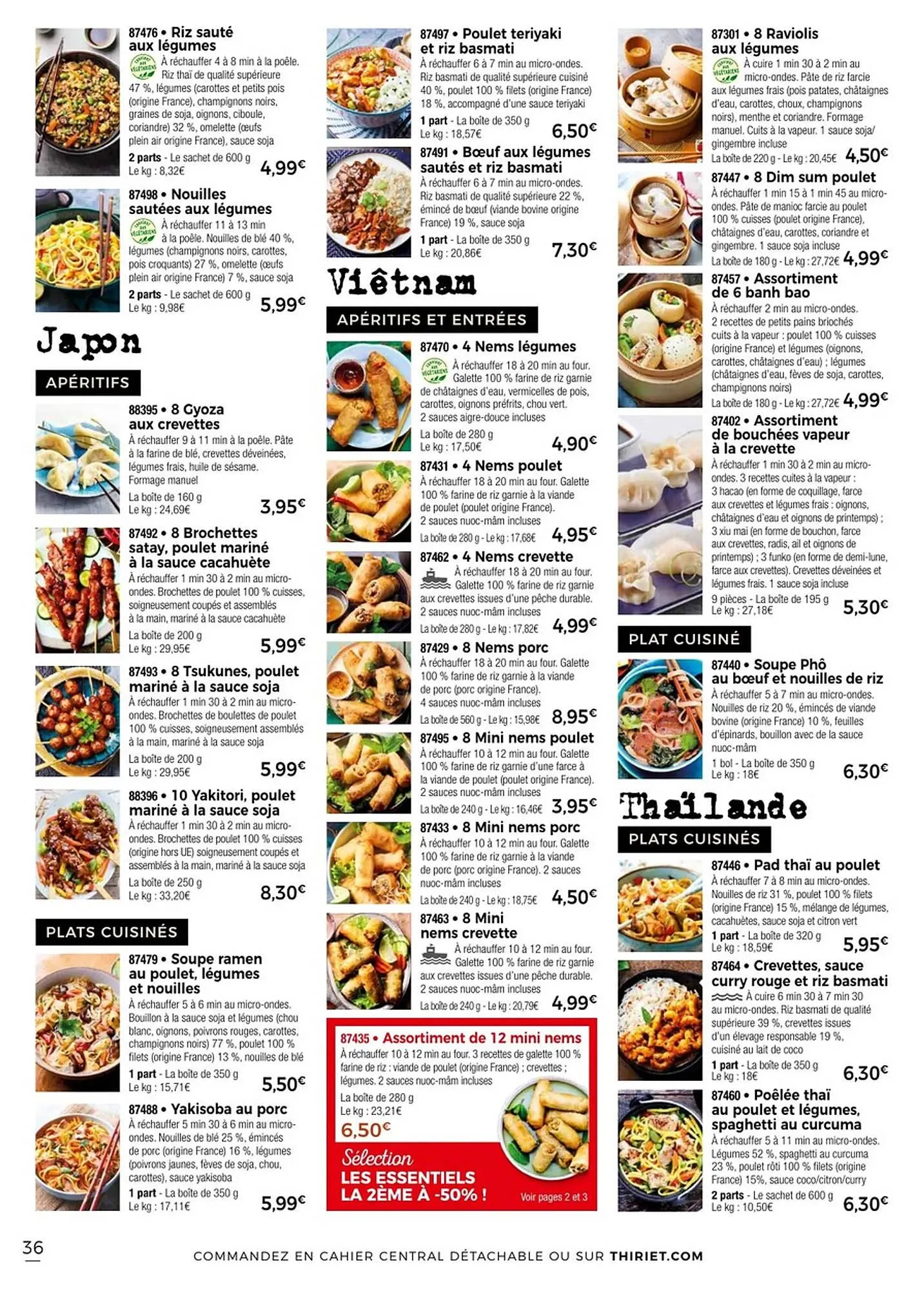 Catalogue Thiriet du 11 juillet au 6 août 2025 - Catalogue page 36