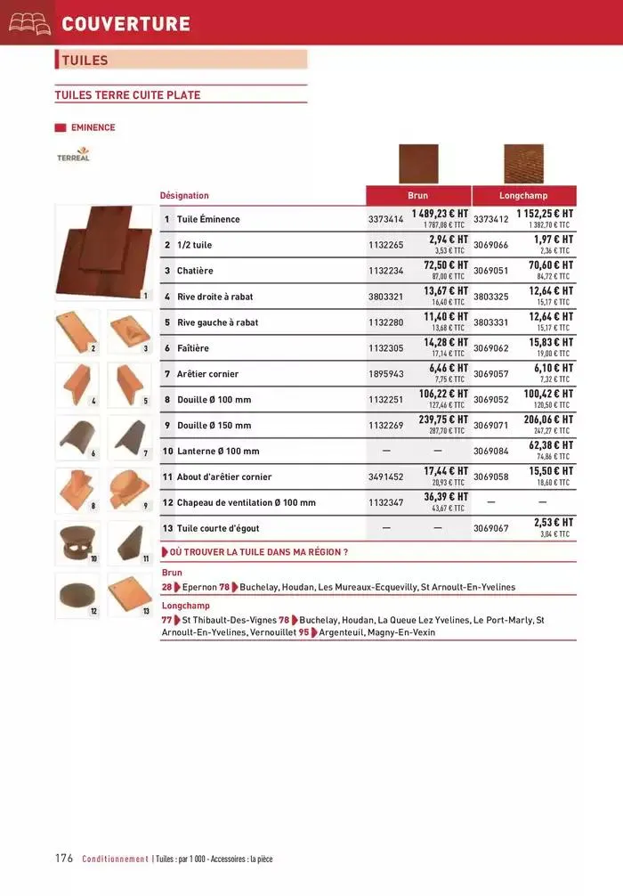 Matériaux 2025 du 1 janvier au 31 décembre 2025 - Catalogue page 176
