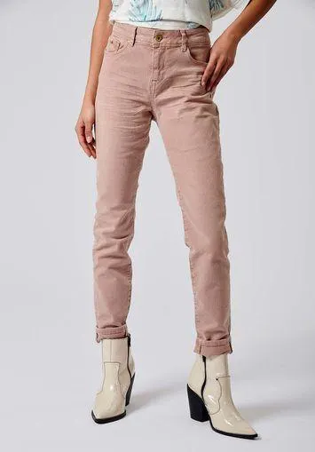 Jean slim rose Femme