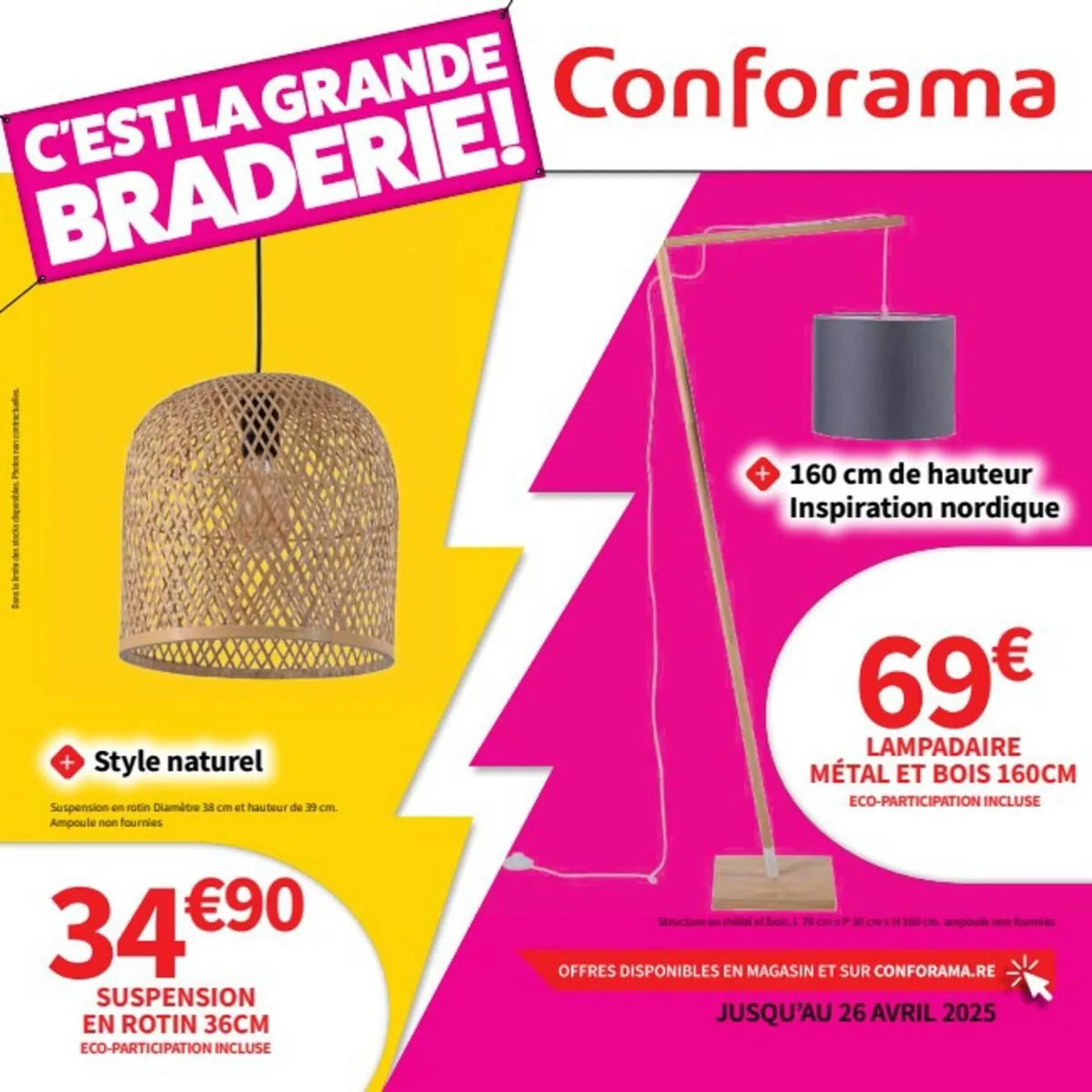 Catalogue Conforama du 18 avril au 26 avril 2025 - Catalogue page 14