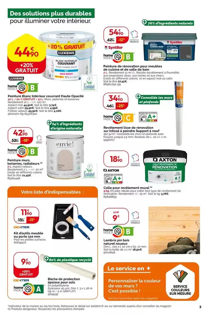 Le mois le plus durable du 5 février au 11 mars 2025 - Catalogue page 3