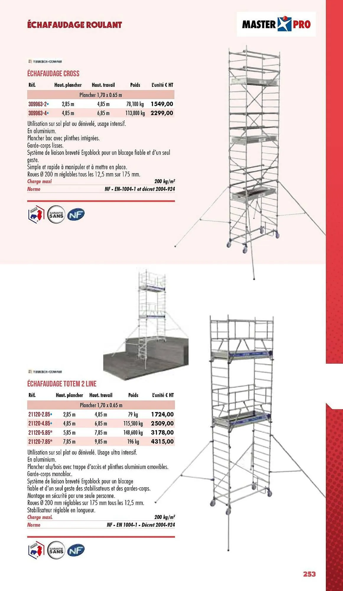 Catalogue Master Pro du 3 janvier au 31 décembre 2025 - Catalogue page 255