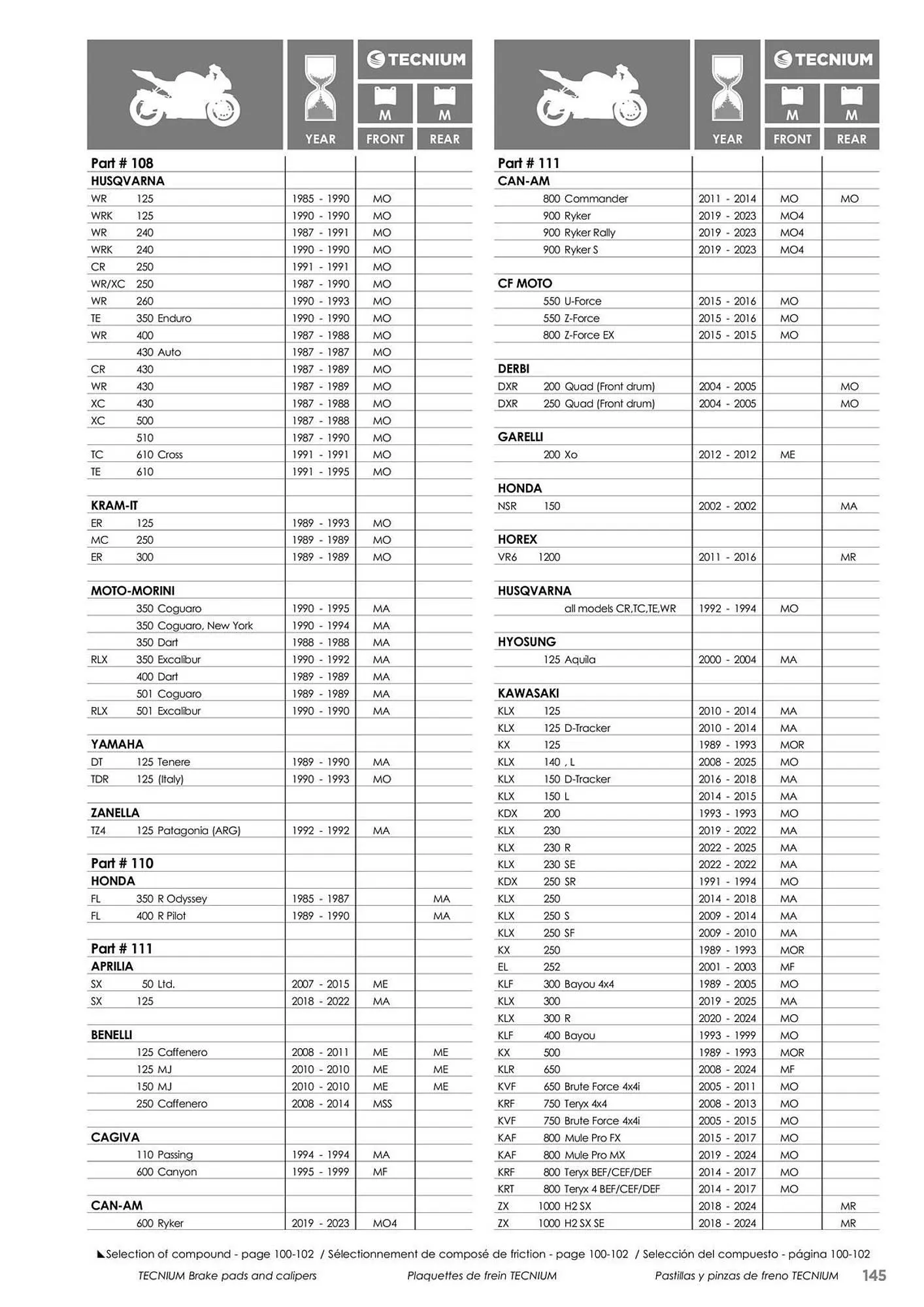 Catalogue Bihr du 23 mai au 31 décembre 2025 - Catalogue page 145