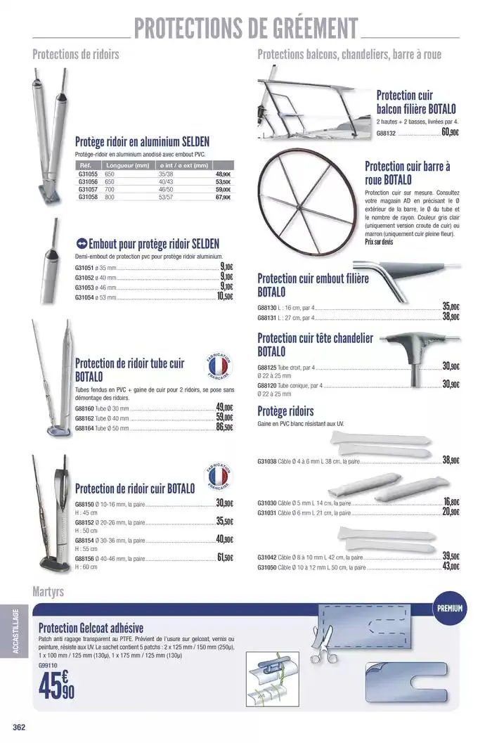 Catalogue Accastillage Diffusion 2025 du 1 janvier au 31 décembre 2025 - Catalogue page 364